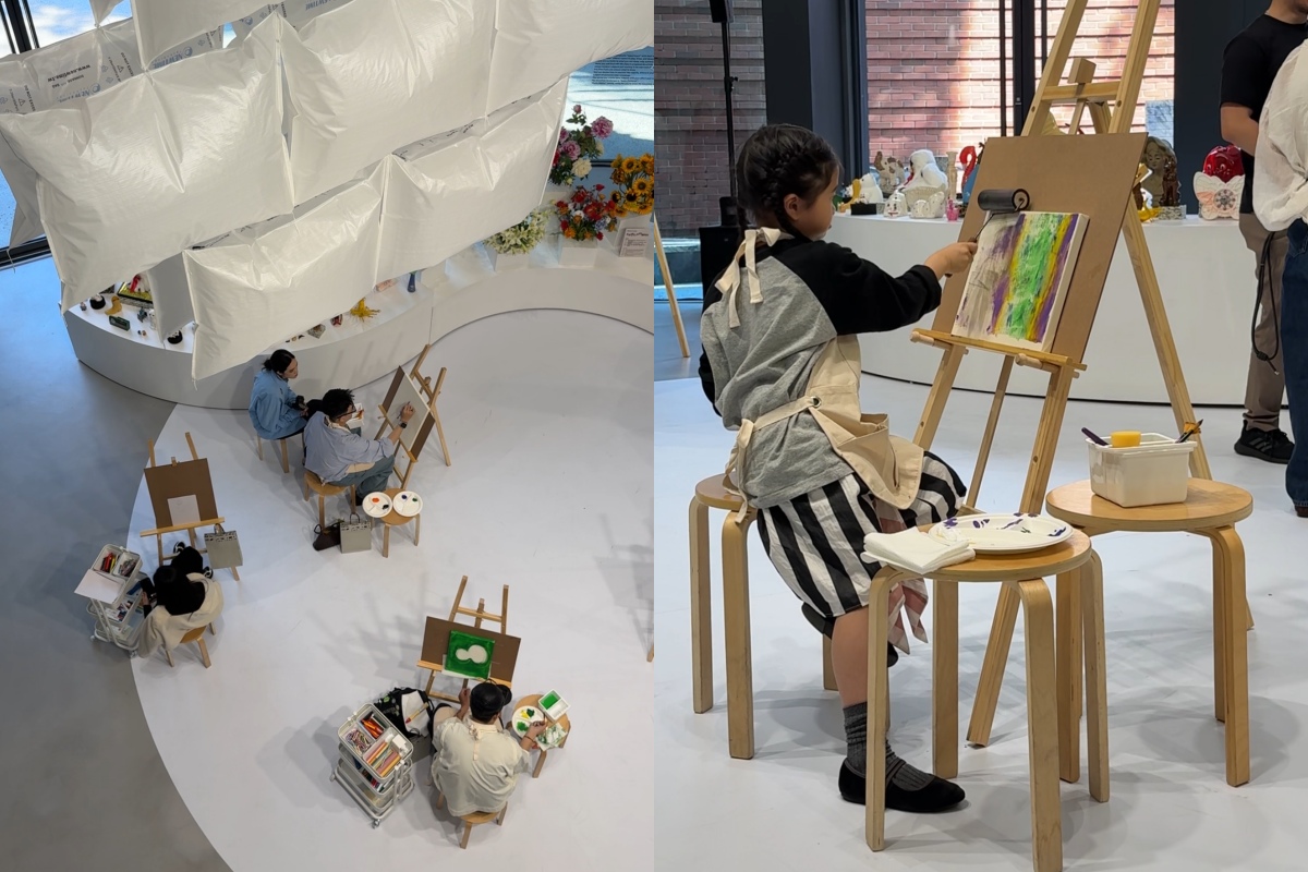勤美術館2026年春季特展《你缺藝術家嗎？先「畫」再說！》讓你不只是來看展，而是化身藝術家，和家人、好友一起完成藝術創作。（攝影：Adela Cheng） 