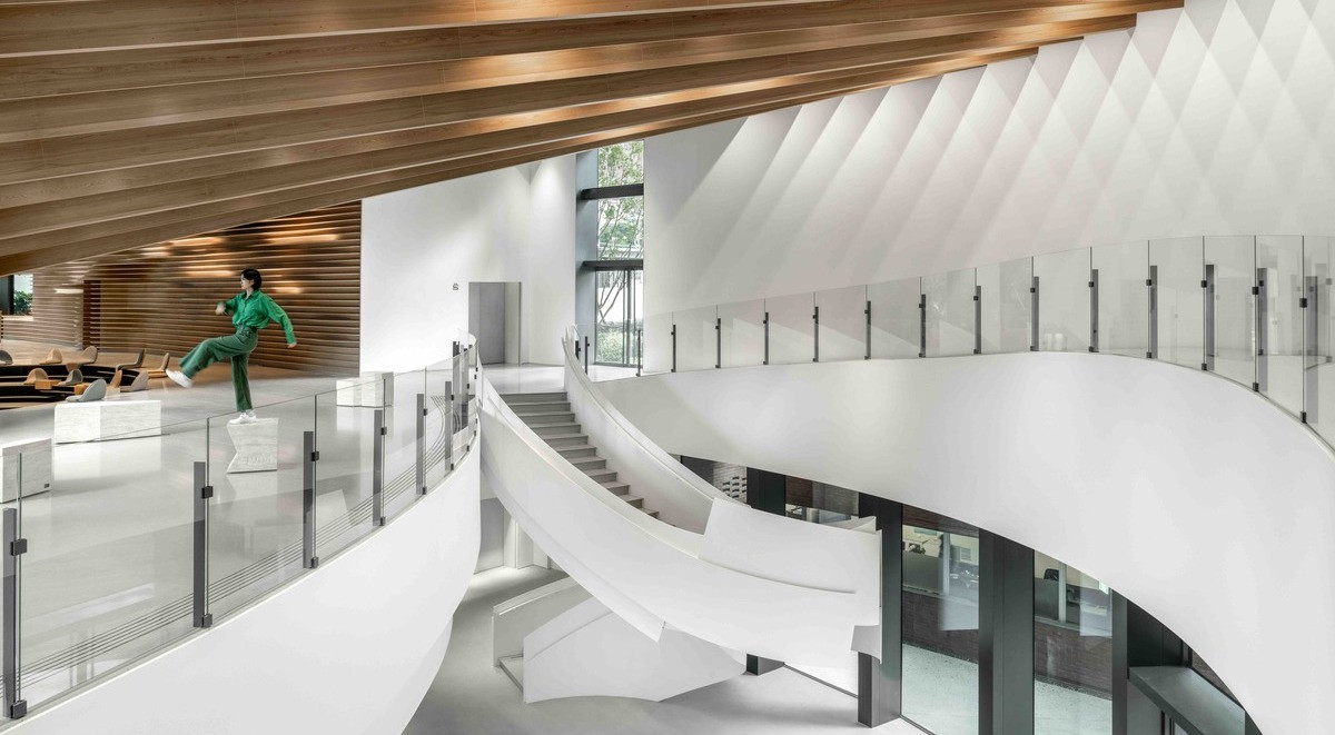 由隈研吾建築團隊設計的勤美術館，為隈研吾在台首個美術館之作。（圖片提供：勤美術館）