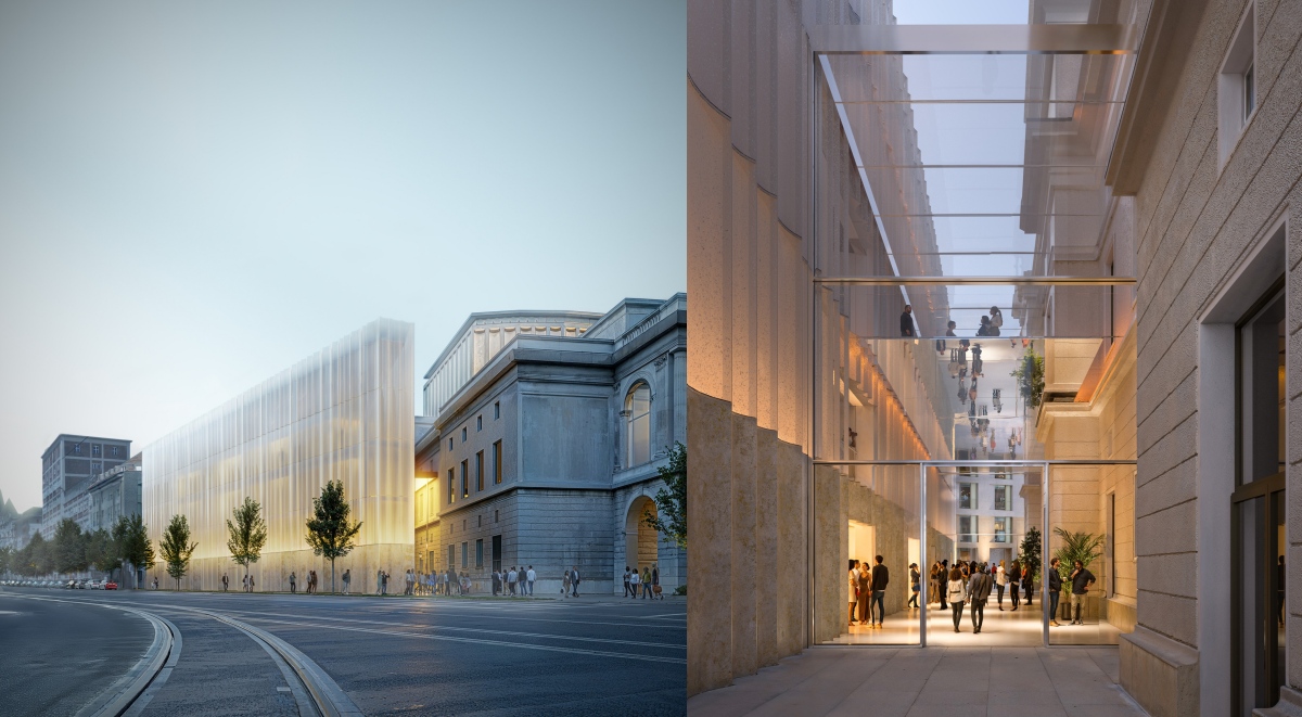 19世紀老劇院新生！德國奧格斯堡國家劇院翻新，三角通透玻璃建築形塑文化新地標