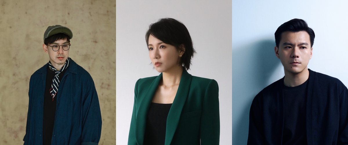 從左至右：Johnnp、牛子齊、潘岳麟。