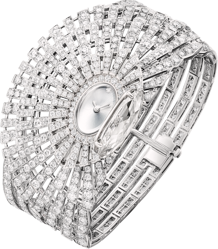 卡地亞 EN ÉQUILIBRE 頂級珠寶系列 ASUKA 腕錶。（圖片提供：Cartier）