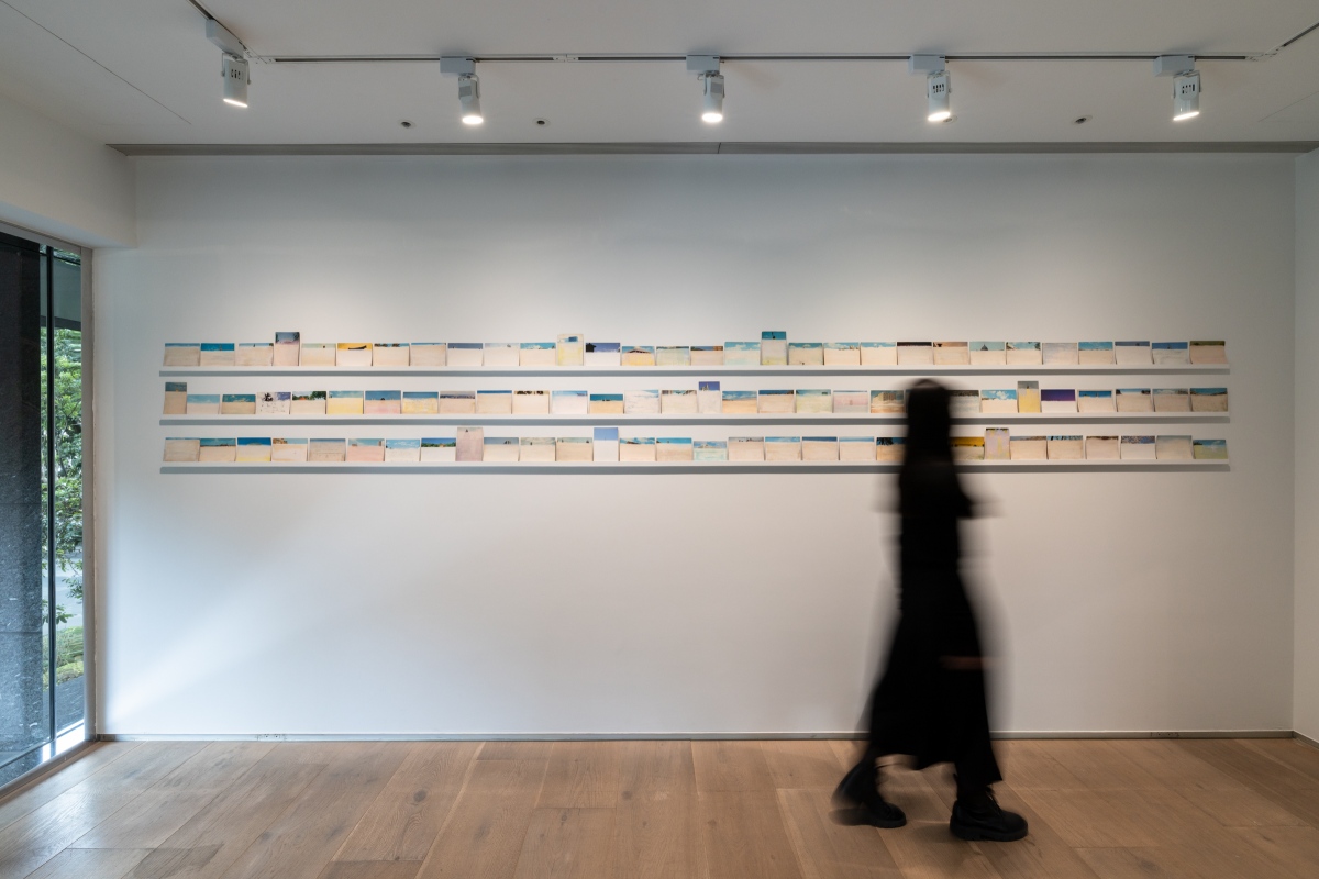 菲律賓藝術家馬克．薩瓦圖斯的作品《水痕》（圖片提供：忠泰美術館）