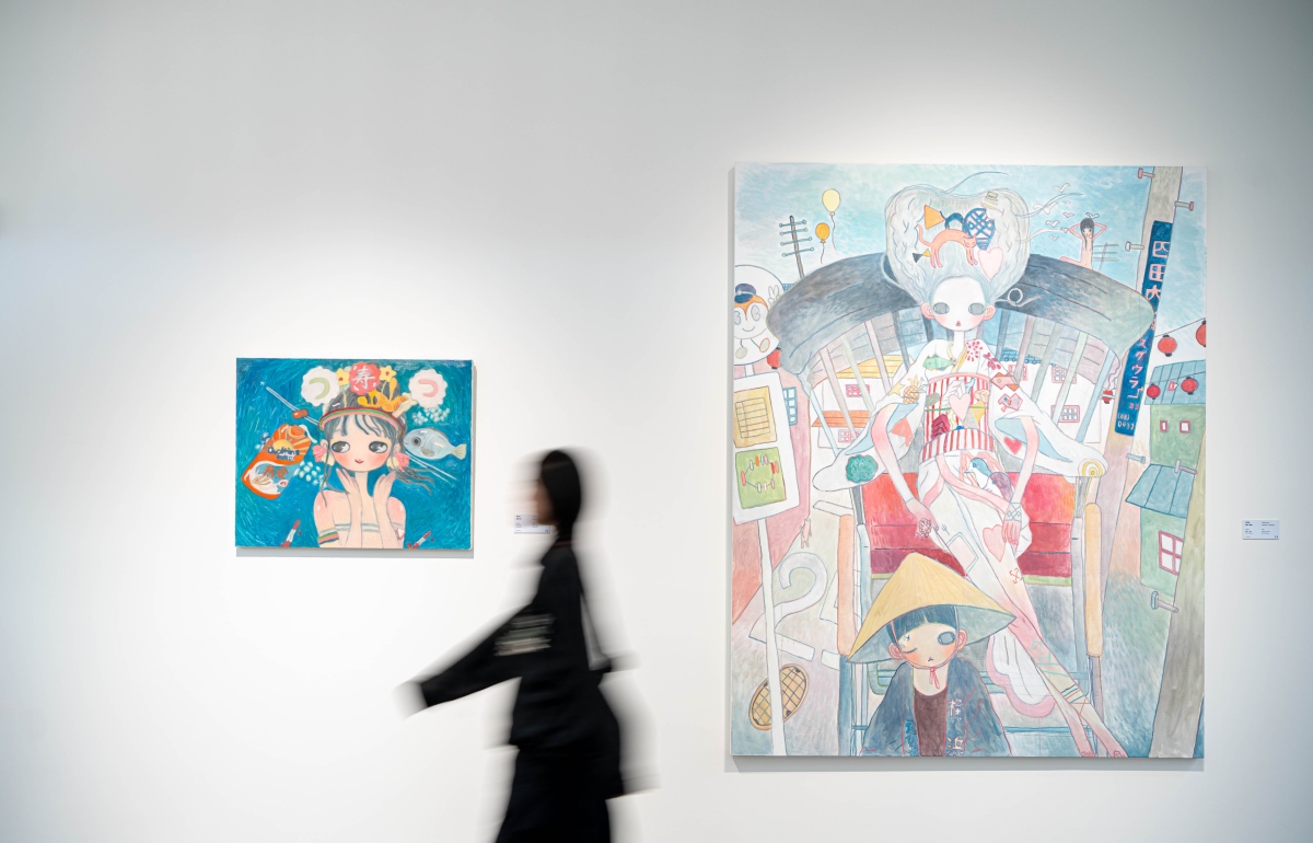 屏美館開幕首展《當繁華盛開》展場一隅（圖片提供：蔚龍藝術）