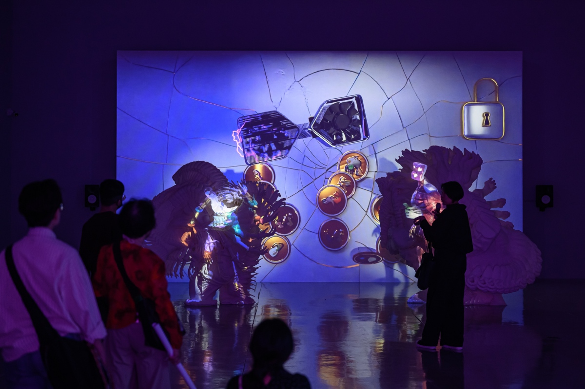 克文．布黑（Kévin BRAY）〈原型夾制：塑造身分，置換世界〉展場一隅（圖片提供：國美館）