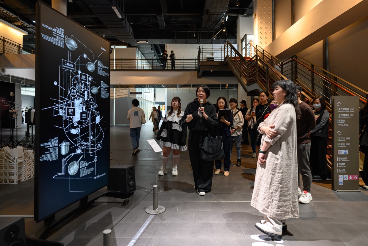 王連晟〈生存的辯證法〉作品互動體驗（圖片提供：國美館）