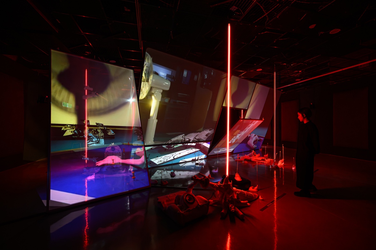 林瑜亮〈只記得一點影子〉展場一隅（圖片提供：國美館）