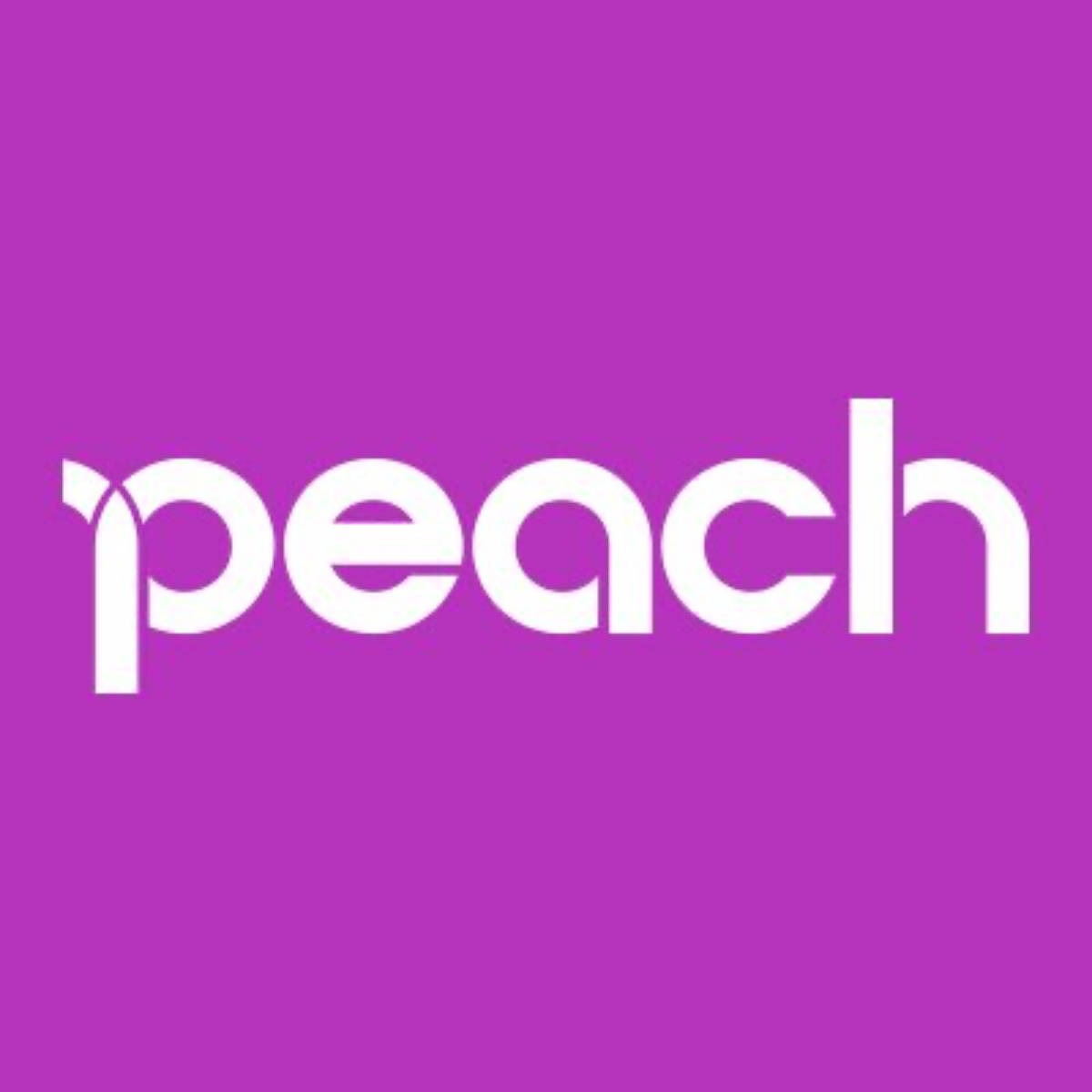 樂桃航空原先的Logo設計（圖片來源：Peach X@Peach_Aviation）