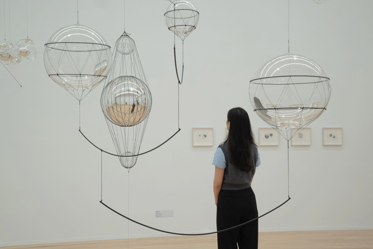 「熱力學的想像」展間一隅。（攝影：林軒朗 ；圖片提供：新北市美術館）