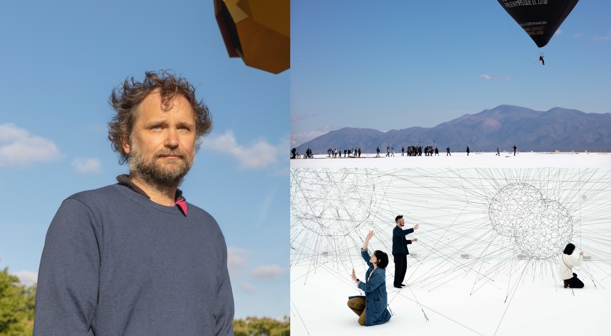 專訪阿根廷藝術大師托馬斯．薩拉切諾Tomás Saraceno：撥弄宇宙的絲網體驗蜘蛛感知，在新北市美術館飛向未來大氣世