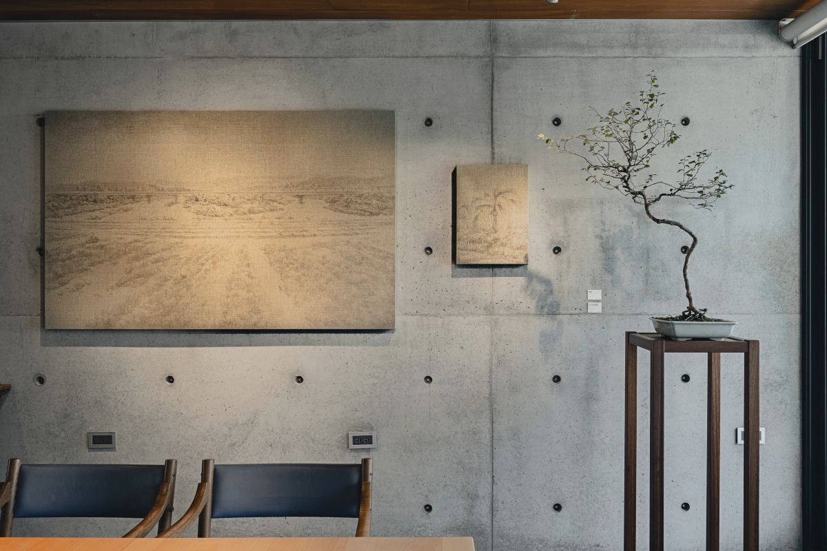 彭韋〈63公里的風景〉、〈拂風〉。（圖片提供：葛映辰）