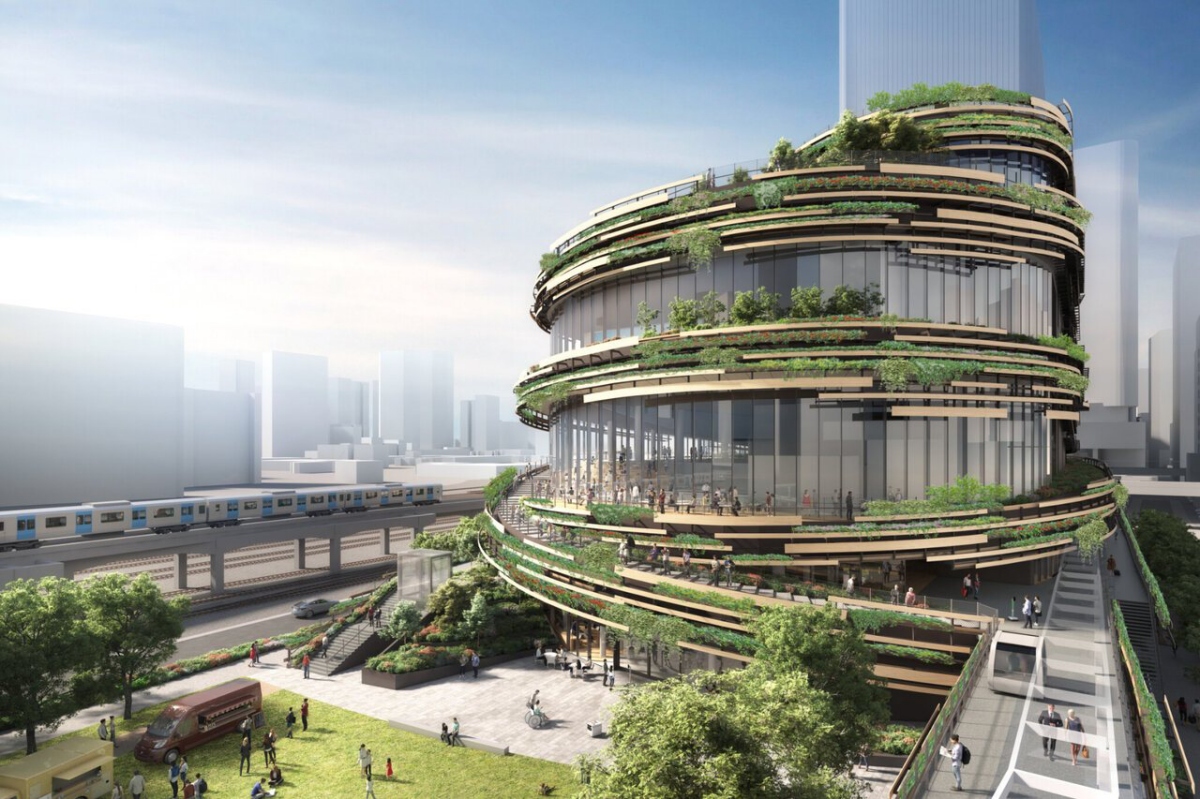 MoN 高輪：敘事藝術館示意圖（圖片來源：TAKANAWA GATEWAY CITY）