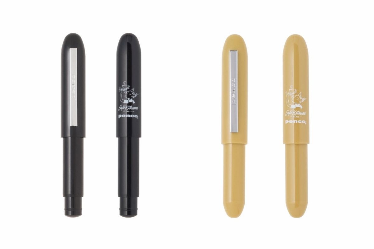 Café Kitsuné x Penco子彈型自動鉛筆/原子筆，參考價格 NT$680。（圖片來源：Instagram @penco.official）