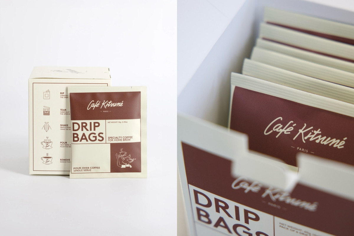 Café Kitsuné阿拉比卡濾掛式咖啡（6入單包裝），參考價格 NT$760。（圖片提供：Café Kitsuné）