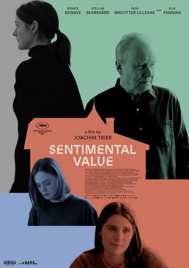 《情感的價值》海報以顏色呈現斷裂與和諧並存。（圖片提供：大島依提亜）