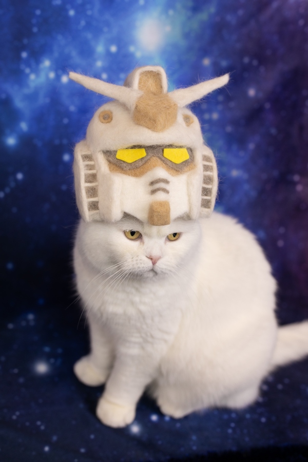 《機動戰士鋼彈》鋼彈帽。（圖片提供：rojiman & umatan）