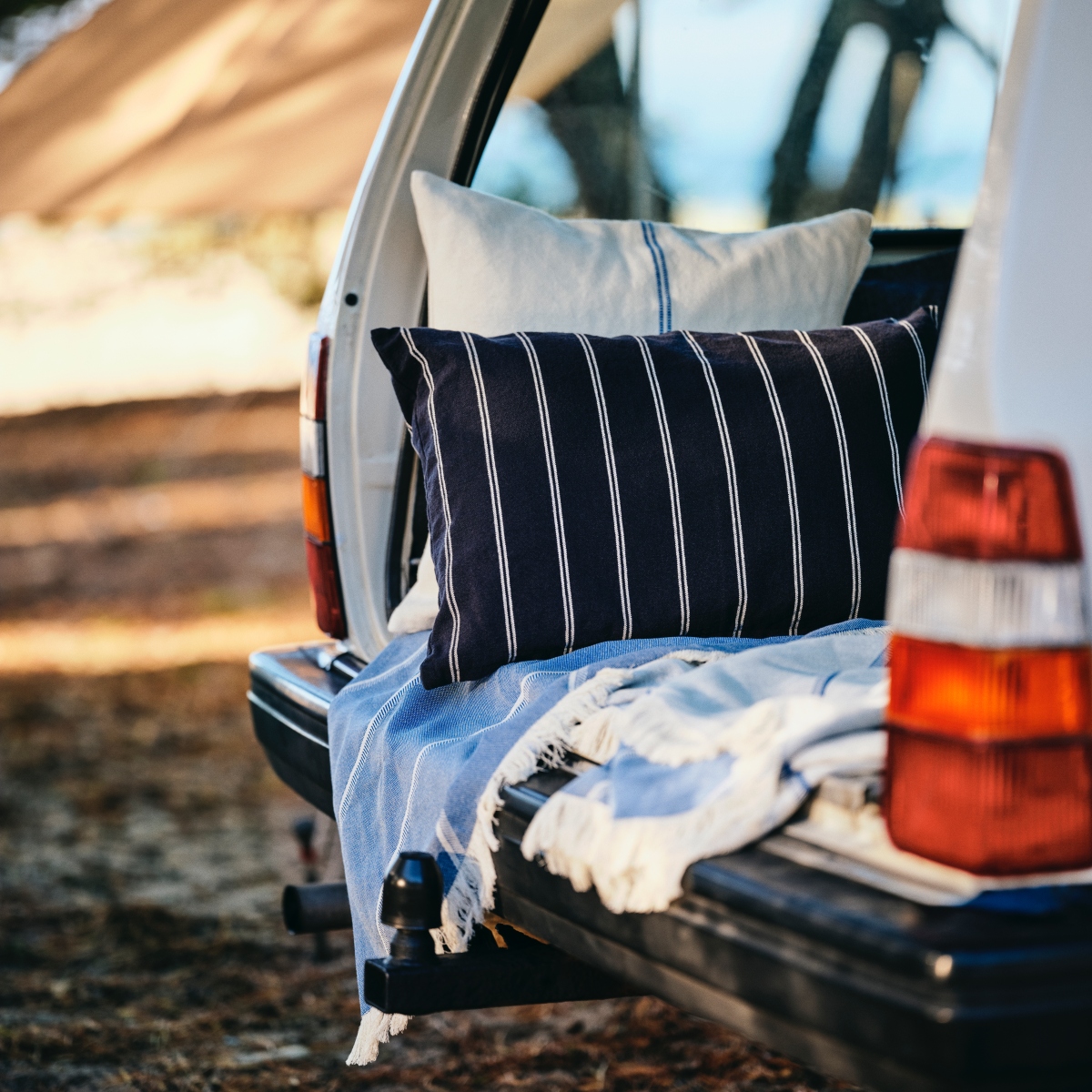 SOLUPPGÅNG 靠枕套,  40x58公分, 黑色/白色 $299（圖片提供：IKEA）