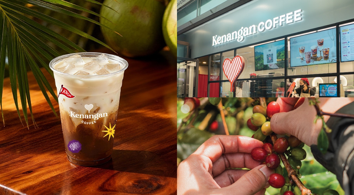印尼獨角獸品牌Kenangan Coffee進軍台灣！闢「半精品咖啡」新路：百元有找，招牌棕櫚糖拿鐵、蜜桃美式等8款必喝推薦