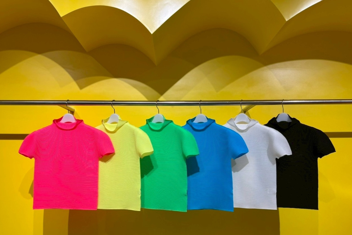 Stretch Pleats系列上衣。（圖片提供：Taiwan Given）