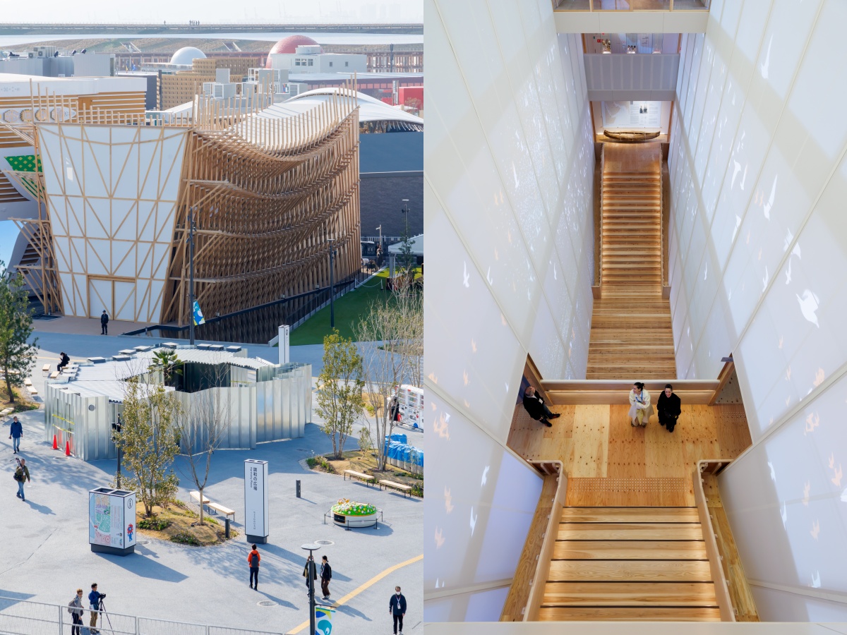 2025大阪世界博覽會巴林館（2023～2025）。（攝影：Iwan Baan，圖片提供：Lina Ghotmeh — Architecture）