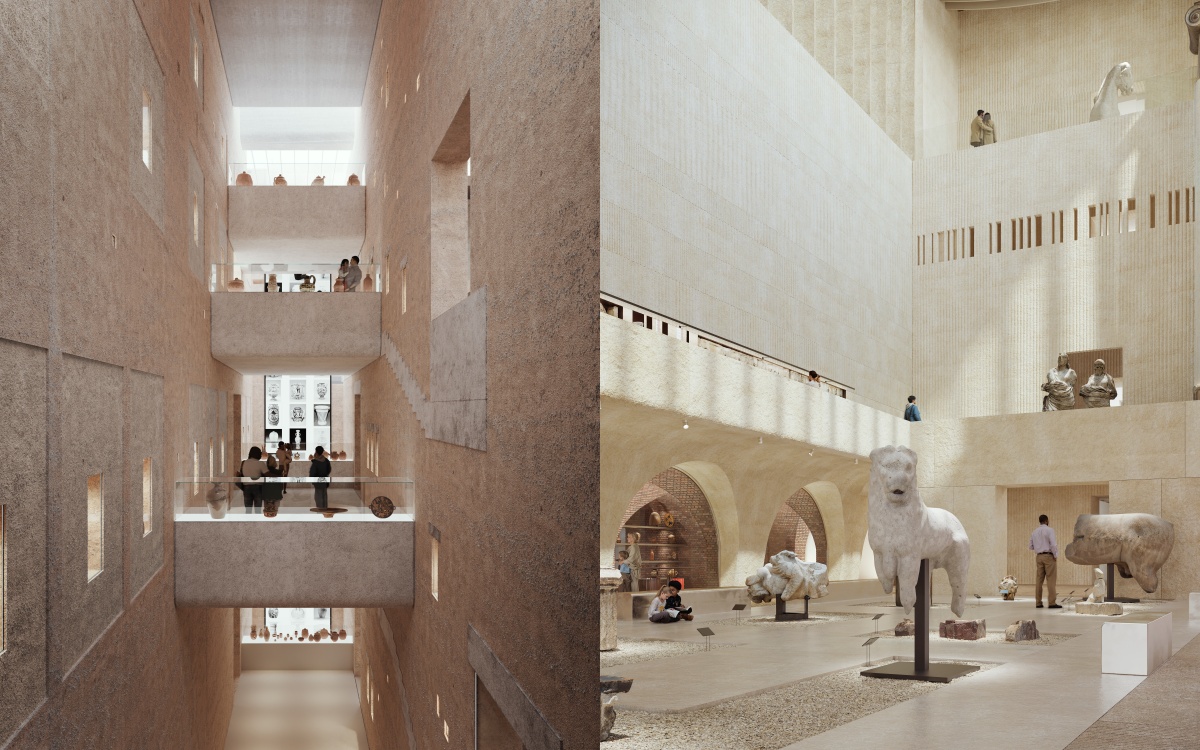 大英博物館西側展廳群（2025～）。（圖片提供：Lina Ghotmeh — Architecture）