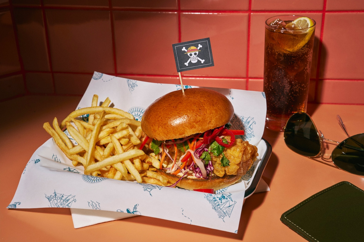 Netflix Bites特別菜單「偉大航道魚三明治」。（圖片提供：Netflix）