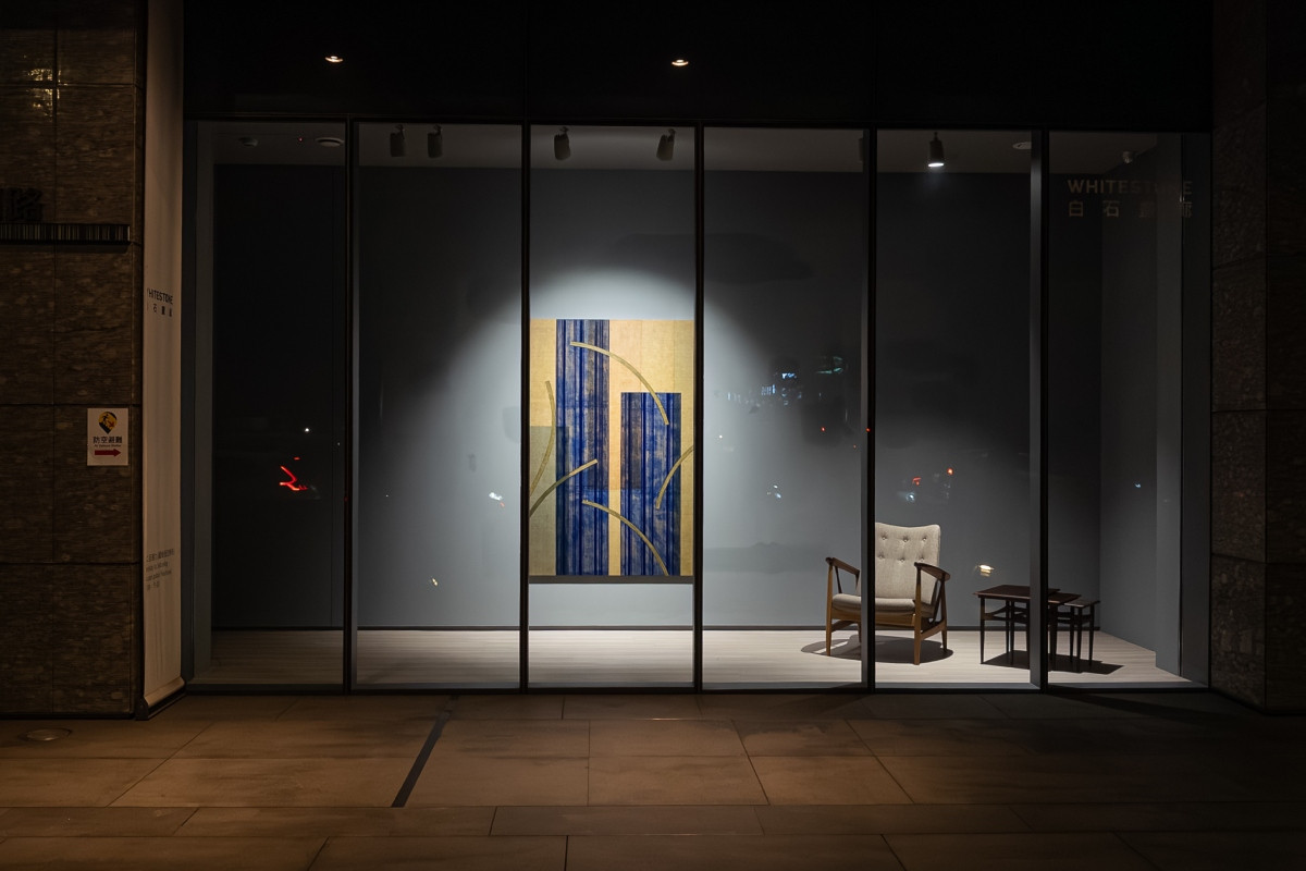 《殘像》系列作之一，2024，以油彩於畫布繪製。（圖片提供：白石畫廊）