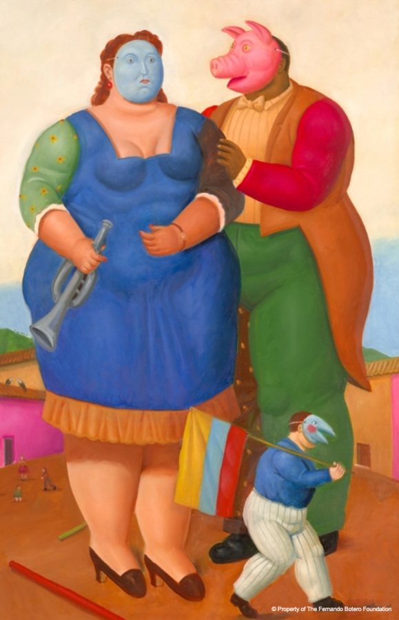《嘉年華 X》Fernando Botero, Carnival X, 2016（圖片提供：聯合數位文創）