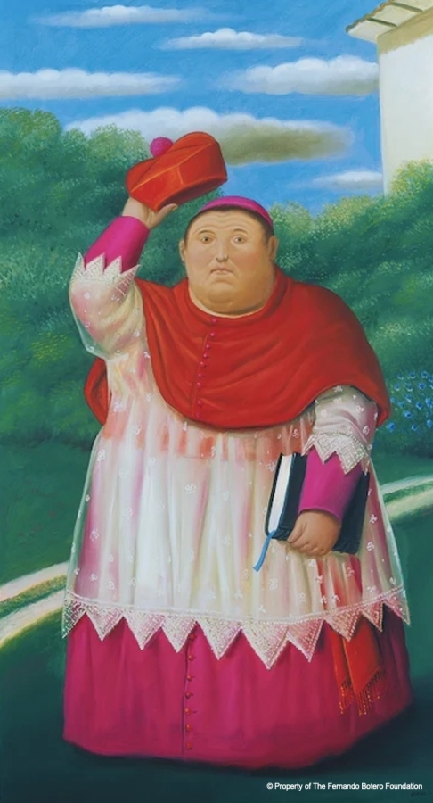 《主教》Fernando Botero, A Bishop, 2002（圖片提供：聯合數位文創）