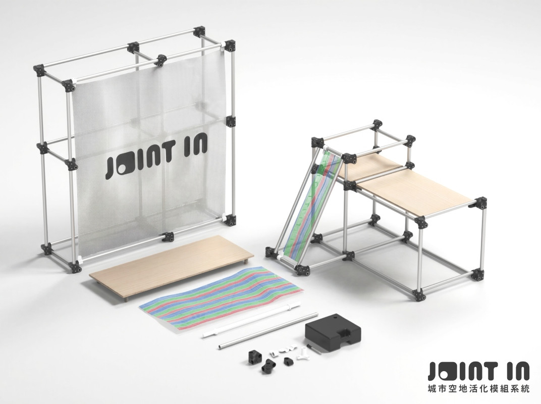 循環設計特別獎入圍作品《JOINT IN城市空地活化模組系統》。（圖片提供：台灣設計研究院）