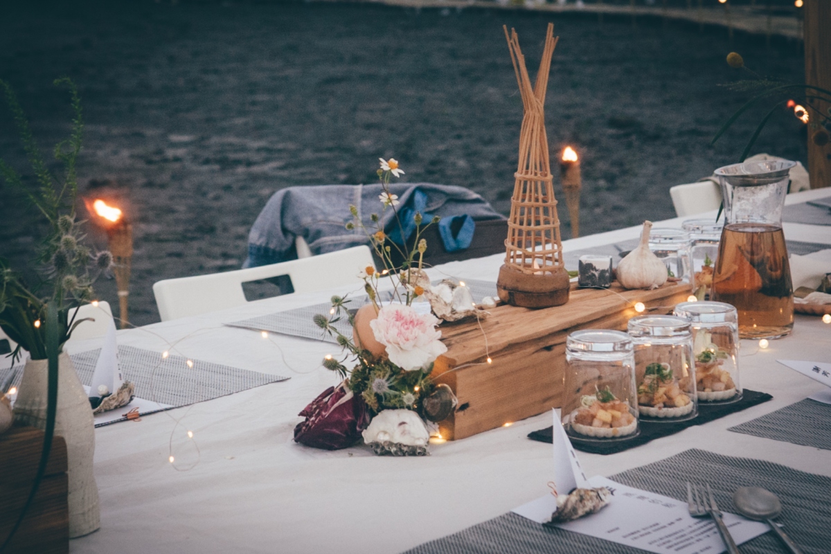 從食材供應、甜點創作、器皿美學到花藝設計，共同構建出完整的五感體驗。（圖片提供：風灣的船）