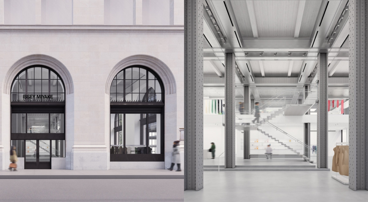 三宅一生紐約旗艦店搬家了！搶先導覽雙層空間：沿用前店陳設追憶Frank Gehry，玻璃樓梯X金屬展牆構築優雅工業風倉庫