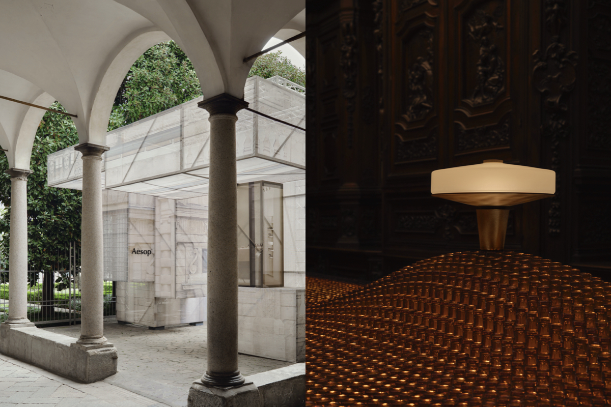 【2026米蘭設計週】Aesop推出Aposē設計桌燈！匠人手工打造黃銅、玻璃拼接美作