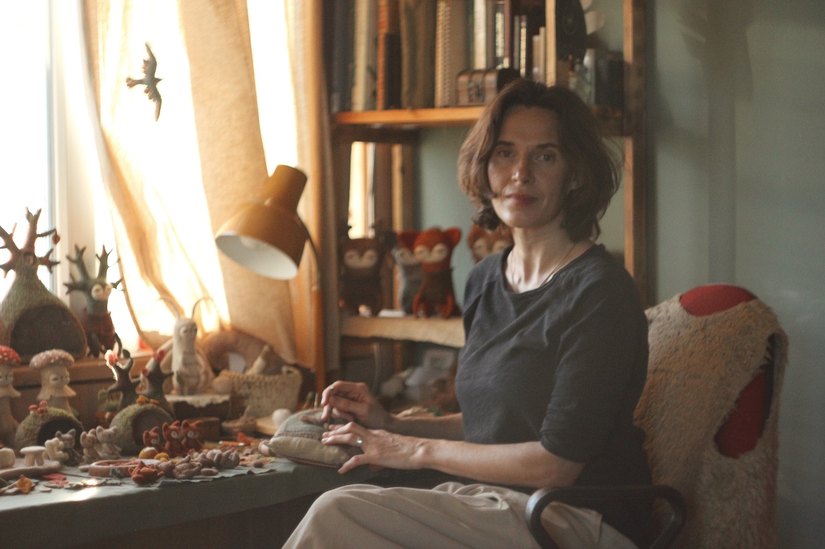 羊毛氈藝術家Oksana Pero（圖片提供：one little planet）