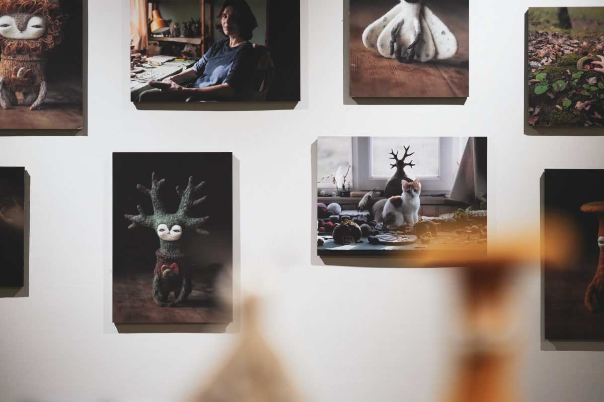 《The Alchemy of Wool》展覽一隅（圖片提供：one little planet）