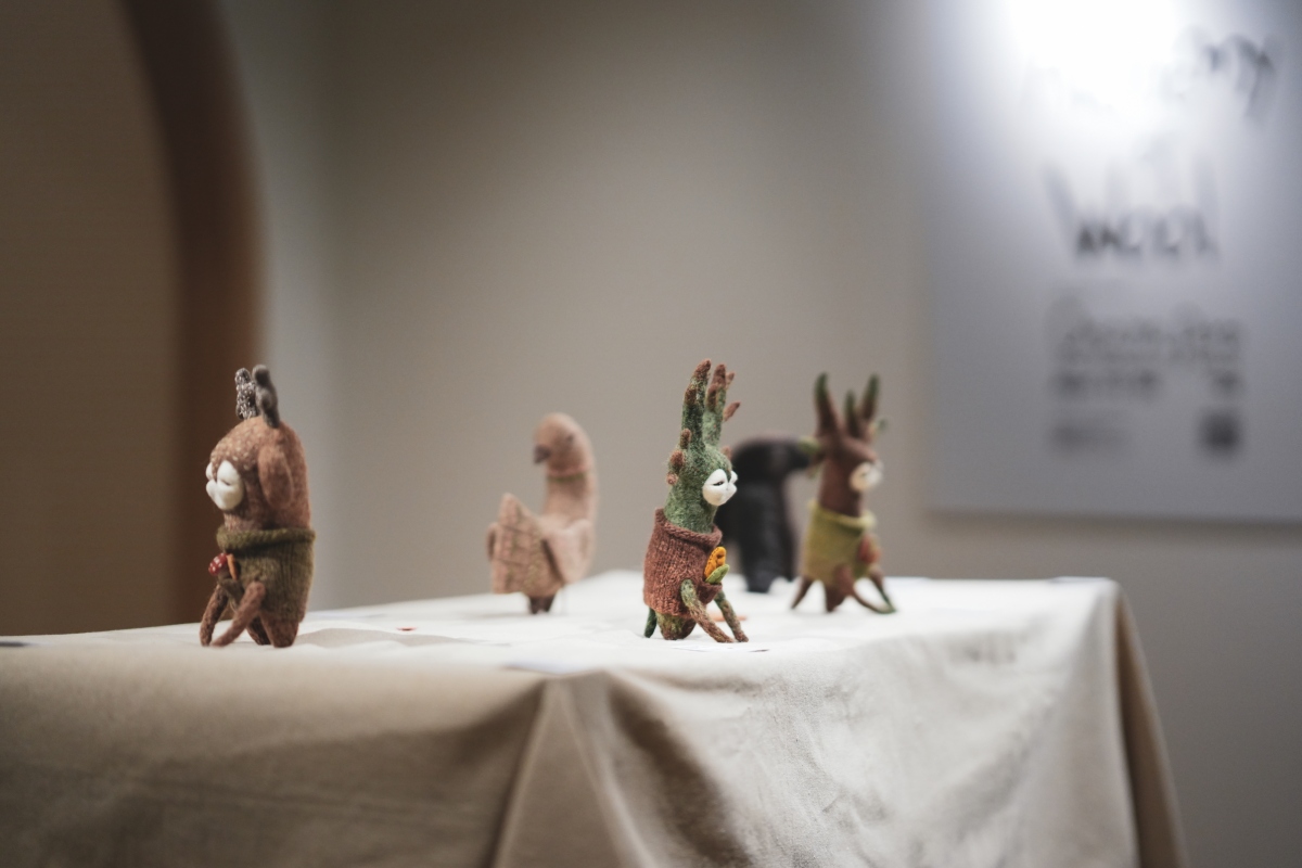 《The Alchemy of Wool》展覽一隅（圖片提供：one little planet）