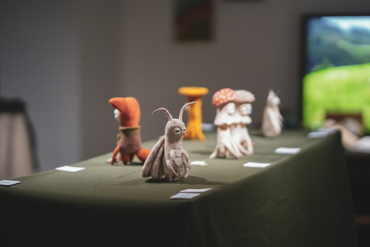 《The Alchemy of Wool》展覽一隅（圖片提供：one little planet）