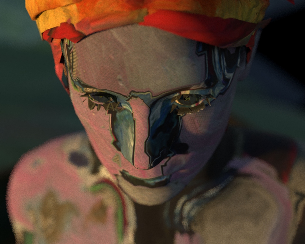 勞倫．莫法特，《內域二元》，2022，擴增實境/虛擬實境。© Lauren Moffatt.