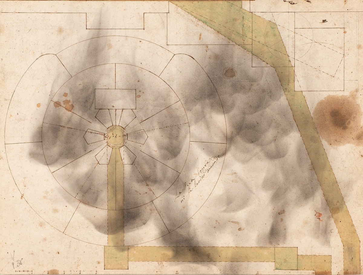 沃爾夫岡．帕倫，《女人的時辰，大地浸潤》，1938，蠟燭煙燻、雙層卡紙，30.2 x 39.8 公分。© Succession Wolfgang Paalen and Eva Sulzer, Courtesy of The Paalen Collection and Estate.