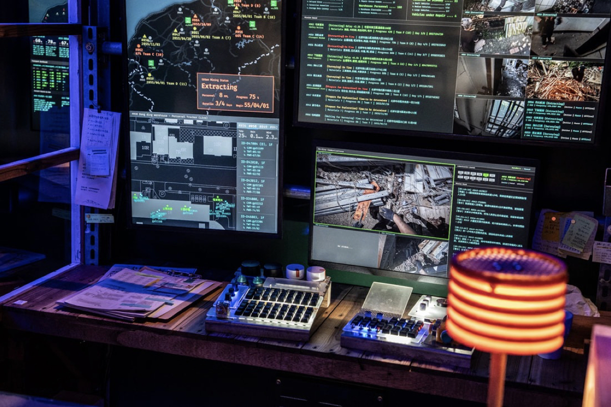 台北科教館「2055未來小屋」！走進賽博龐克場景，想像人類與AI機器人共生的近未來