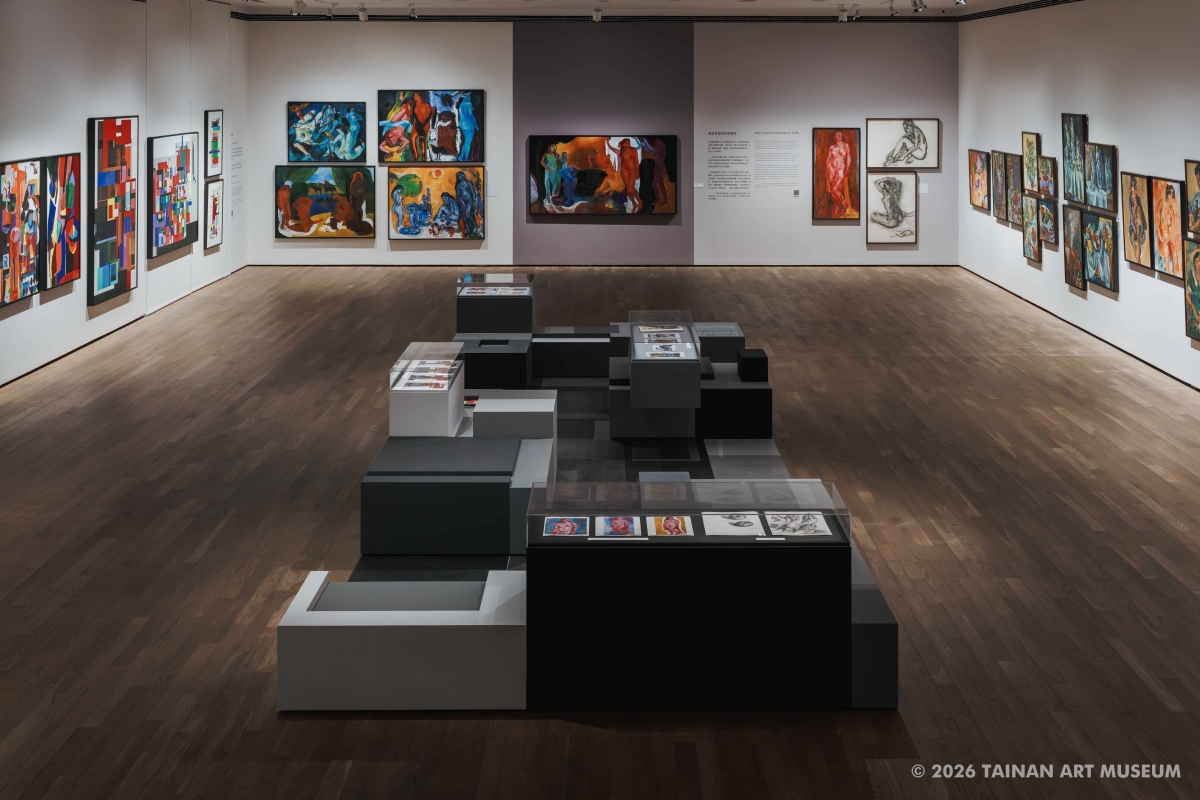 臺南市美術館4月23日起，於展覽室A與工作坊舉辦「黑色香格里拉的曙光——色彩的饗宴：張肅肅展」First Light in Shangri-La Noir — A Feast of Colors。（圖片提供：南美館）