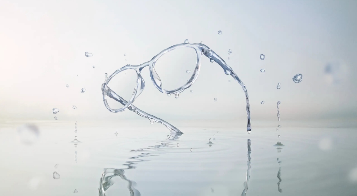 JINS × 海澤維克工作室聯名眼鏡！以「Liquid」為靈感，結合水波流動曲線、自然色彩的設計眼鏡