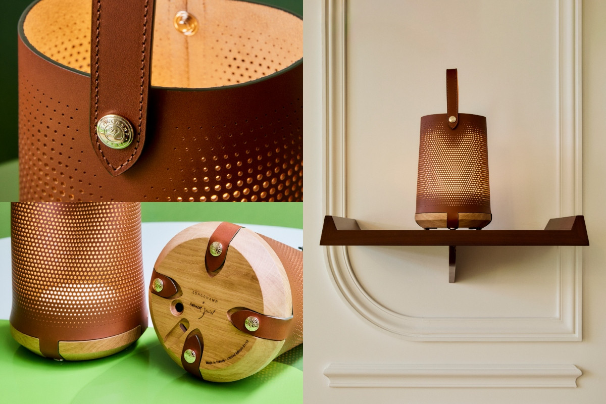 Le Pliage包袋造型燈飾。（圖片提供：Longchamp）
