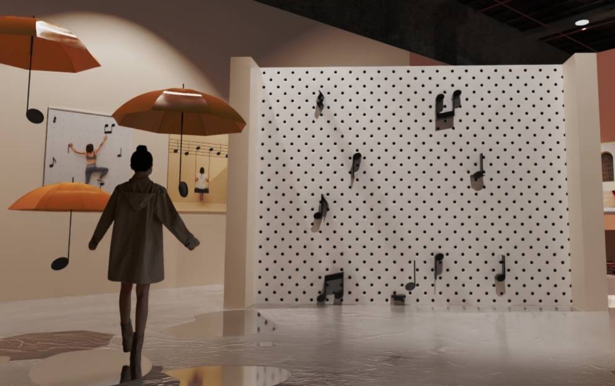 展場示意圖（圖片提供：古北町藝文有限公司 GUBEIDING.）