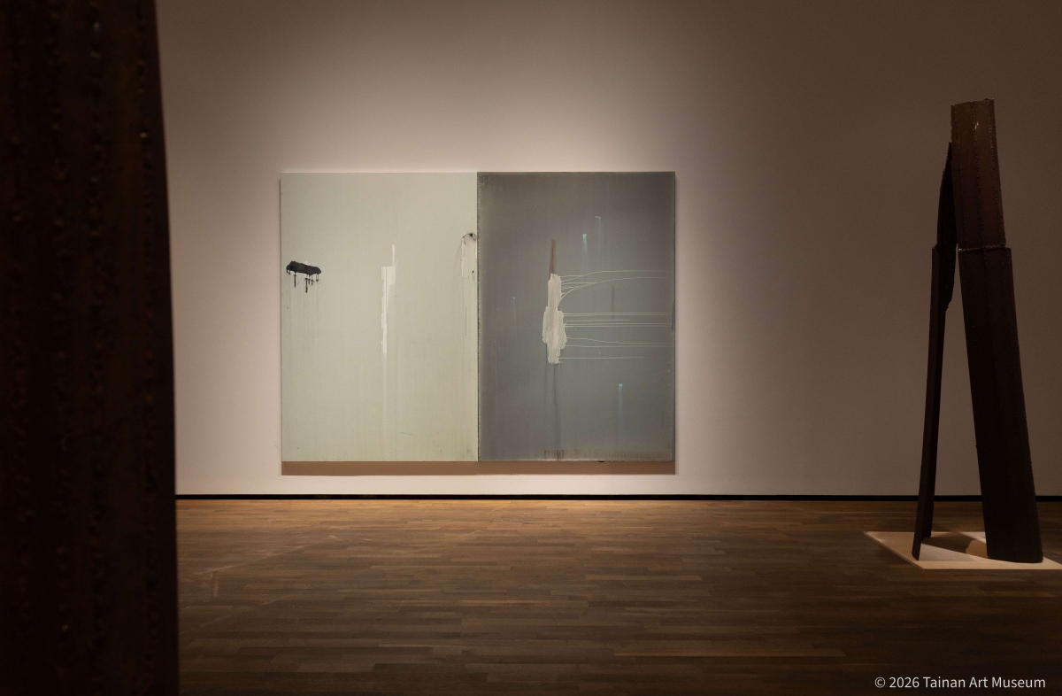 「雙城計：臺南 × 熊本臺灣當代藝術接力展」邀集楊茂林、林鴻文與常陵三位當代藝術家進行聯展，此為林鴻文作品。（圖片提供：臺南市美術館）