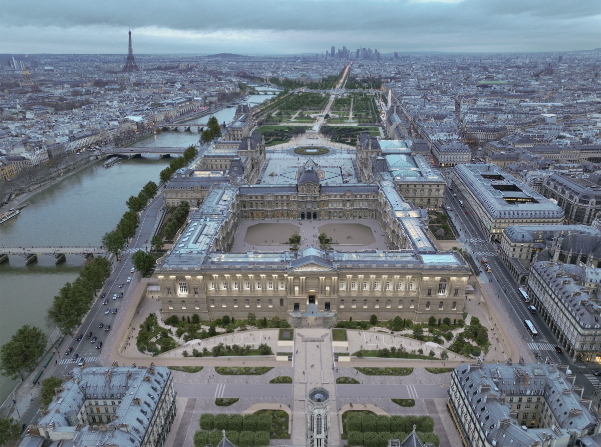 羅浮宮新文藝復興計畫示意圖 © STUDIOS Architecture Paris 和 Selldorf Architects © Vincent Atelier
