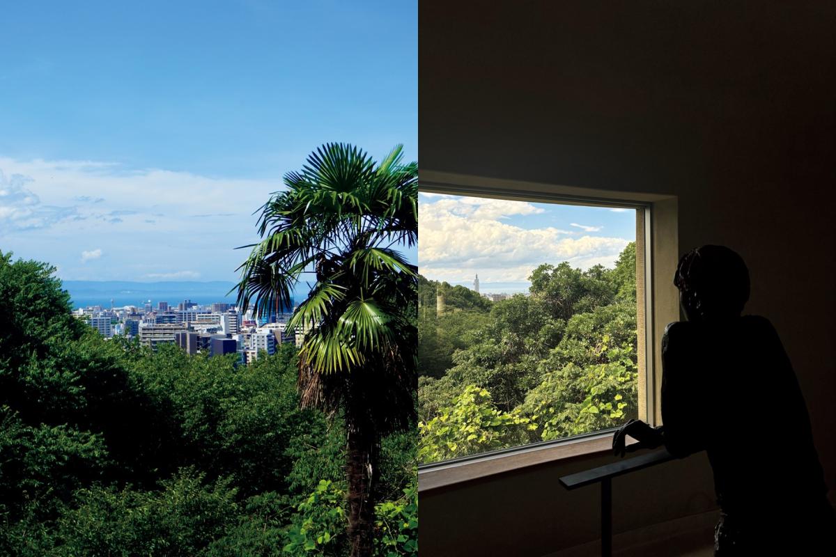 右圖：雕像「Ashley」朝倉響子／2001年（圖片來源：《獨旅真好 : 探訪民藝、器皿、藝術與地方小鎮的日本之旅》）