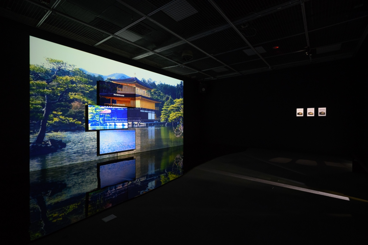 田子平《金閣寺沉沒—在映照之前》（圖片提供：台北當代藝術館、攝影：ANPIS FOTO 王世邦）