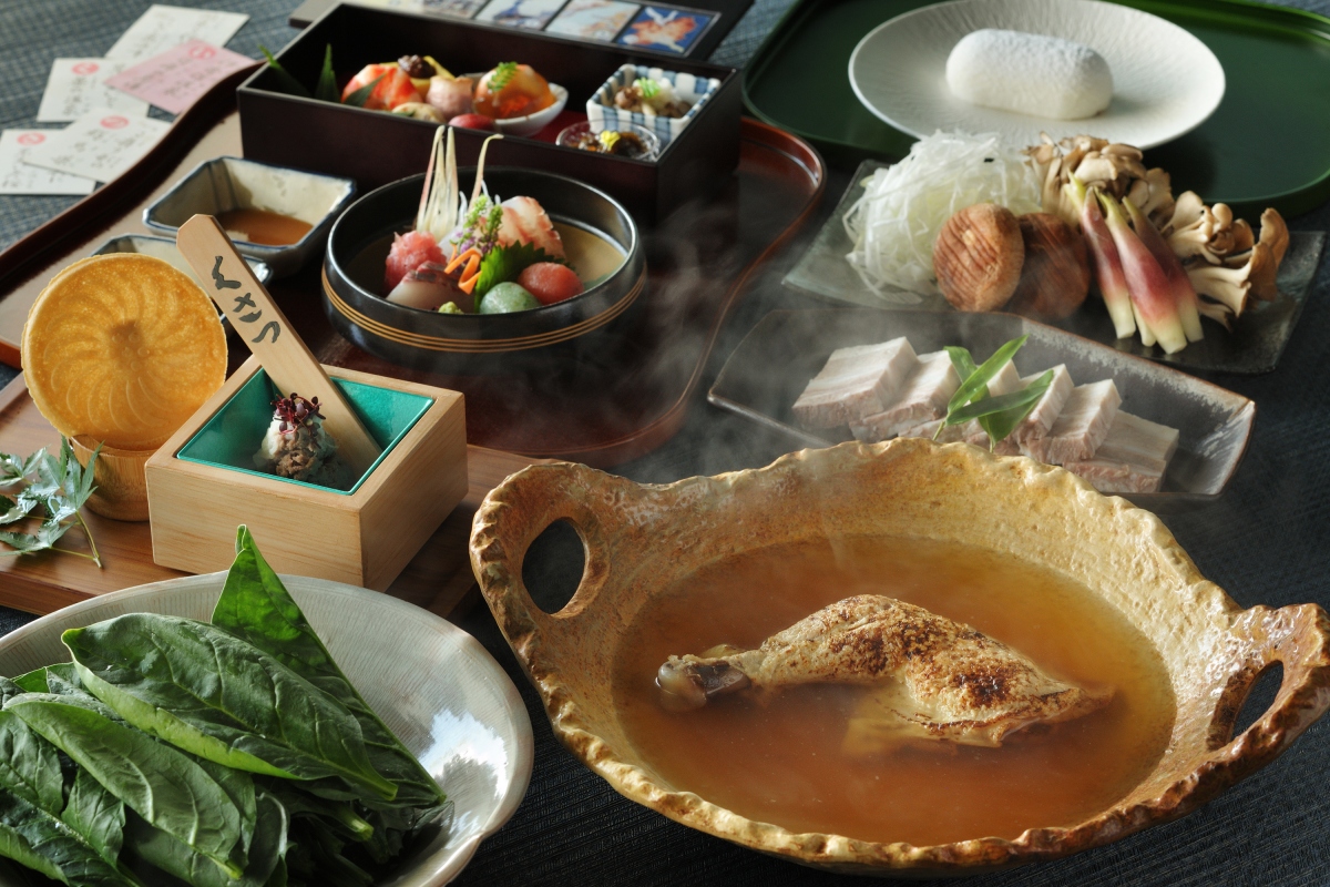 上州豐傳會席料理（圖片提供：星野集團）