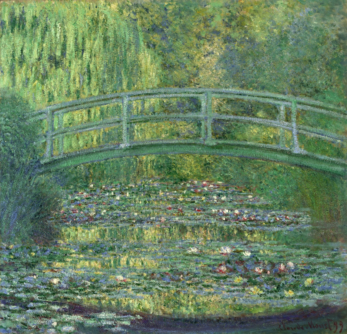 Claude Monet, Water Lily Pond, 1899, Pola Museum of Art