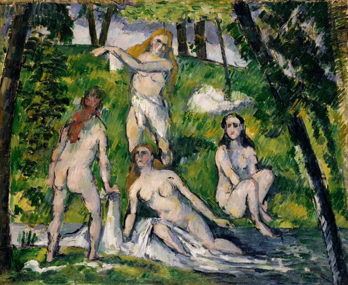 Paul Cézanne, Four Women Bathers, 1877-1878, Pola Museum of Art